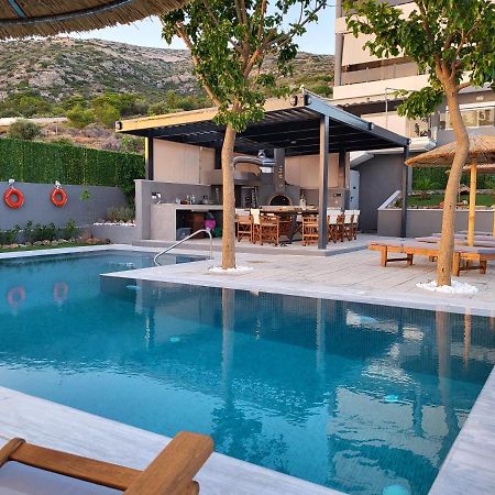 "Stergiou Luxury Apartment 2Nd Floor" Με Κοινη Πισινα Saronida Exterior photo