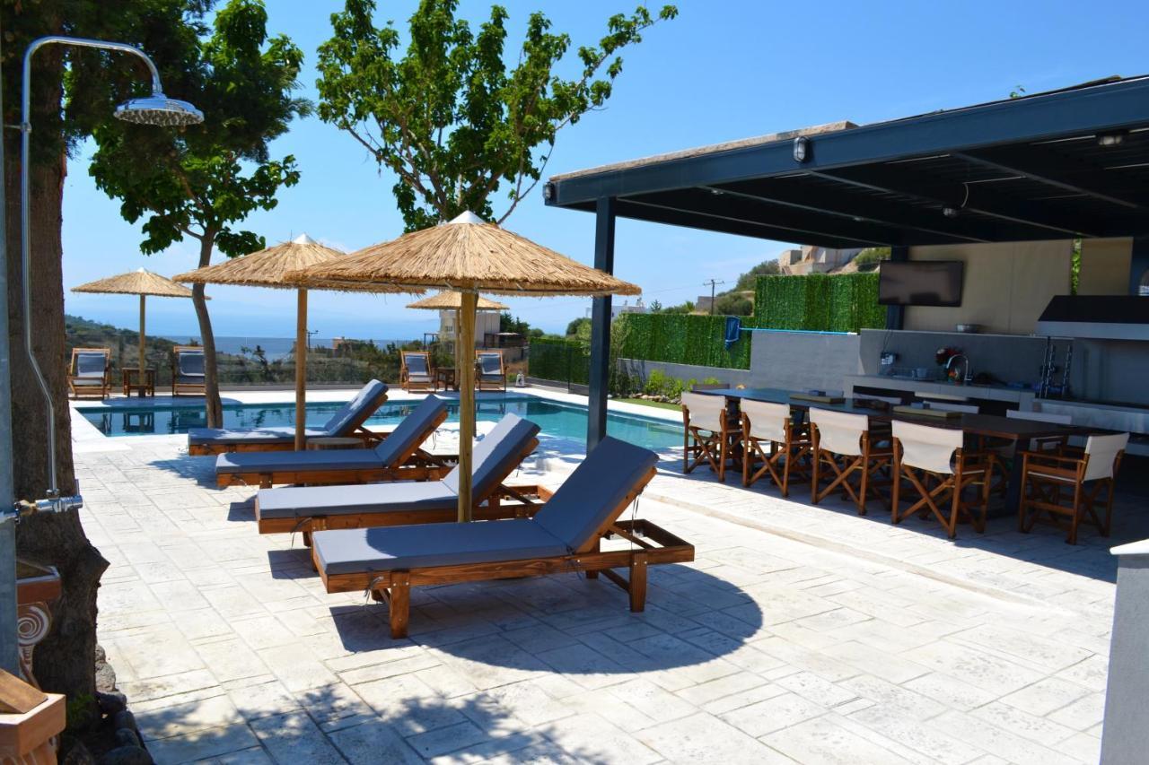 "Stergiou Luxury Apartment 2Nd Floor" Με Κοινη Πισινα Saronida Exterior photo