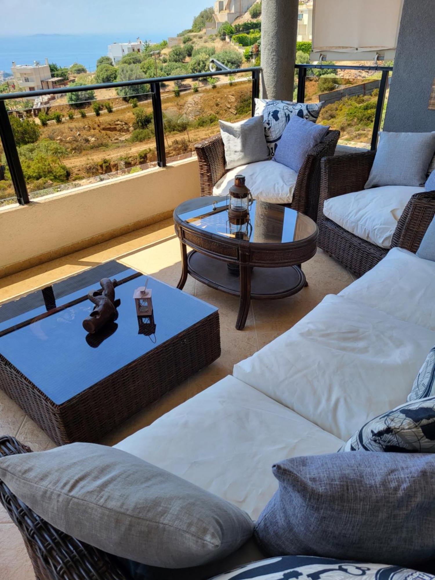 "Stergiou Luxury Apartment 2Nd Floor" Με Κοινη Πισινα Saronida Room photo